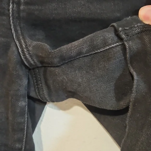 Lularoe Black Jean Shorts - Picture 4 of 9